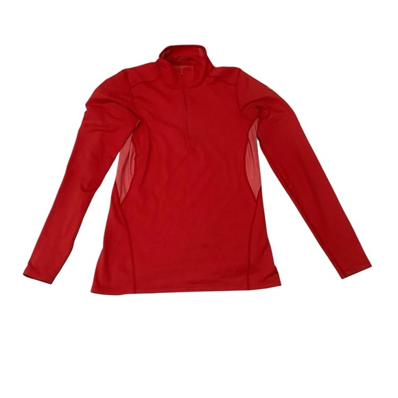 Arc’teryx Quarter Zip Pullover Sz Medium Red - Picture 1 of 11